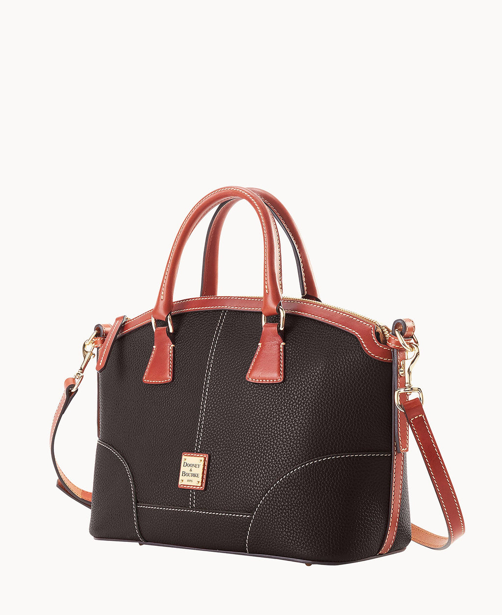 Pebble Grain Small Domed Satchel - Image 18