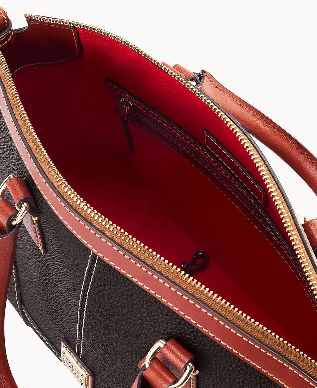 Pebble Grain Small Domed Satchel - Image 19