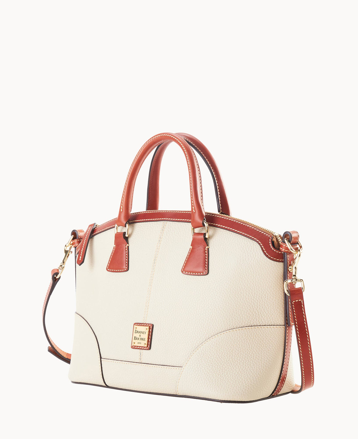 Pebble Grain Small Domed Satchel - Image 2