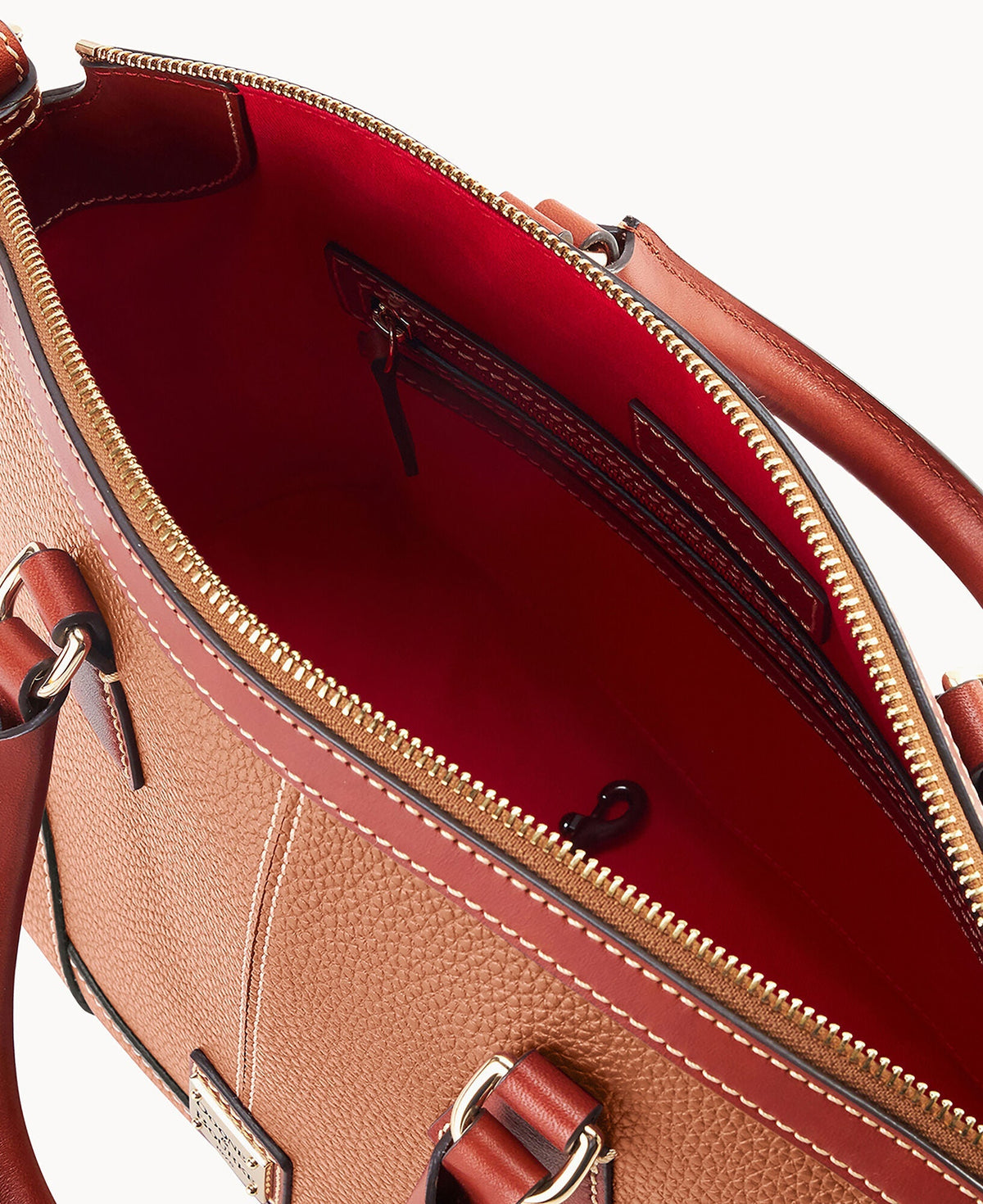 Pebble Grain Small Domed Satchel - Image 23