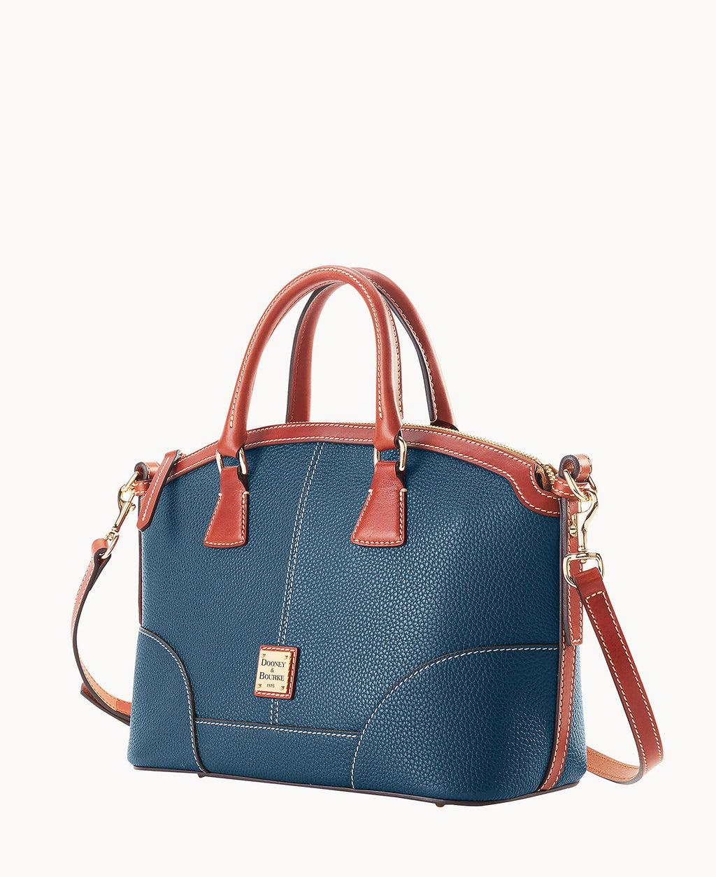 Pebble Grain Small Domed Satchel - Image 26