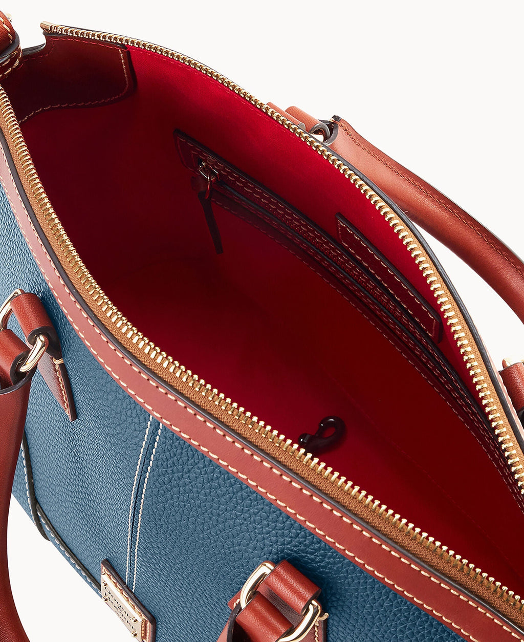 Pebble Grain Small Domed Satchel - Image 27