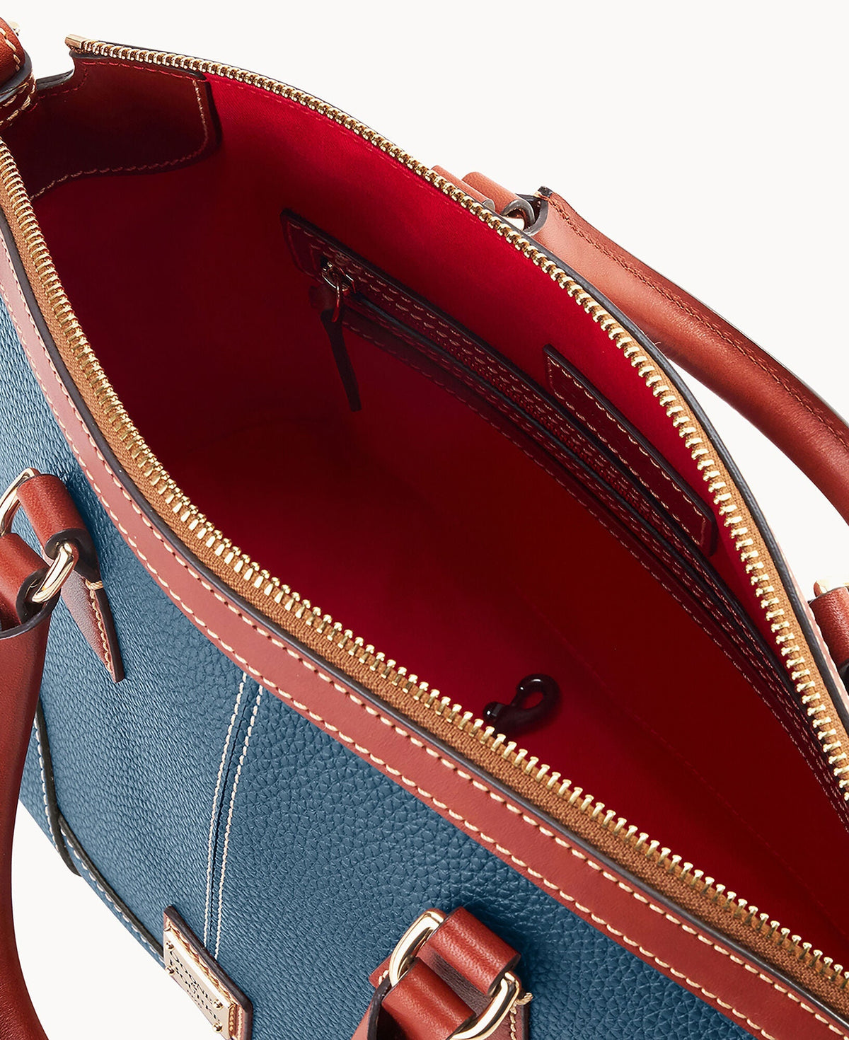 Pebble Grain Small Domed Satchel - Image 27