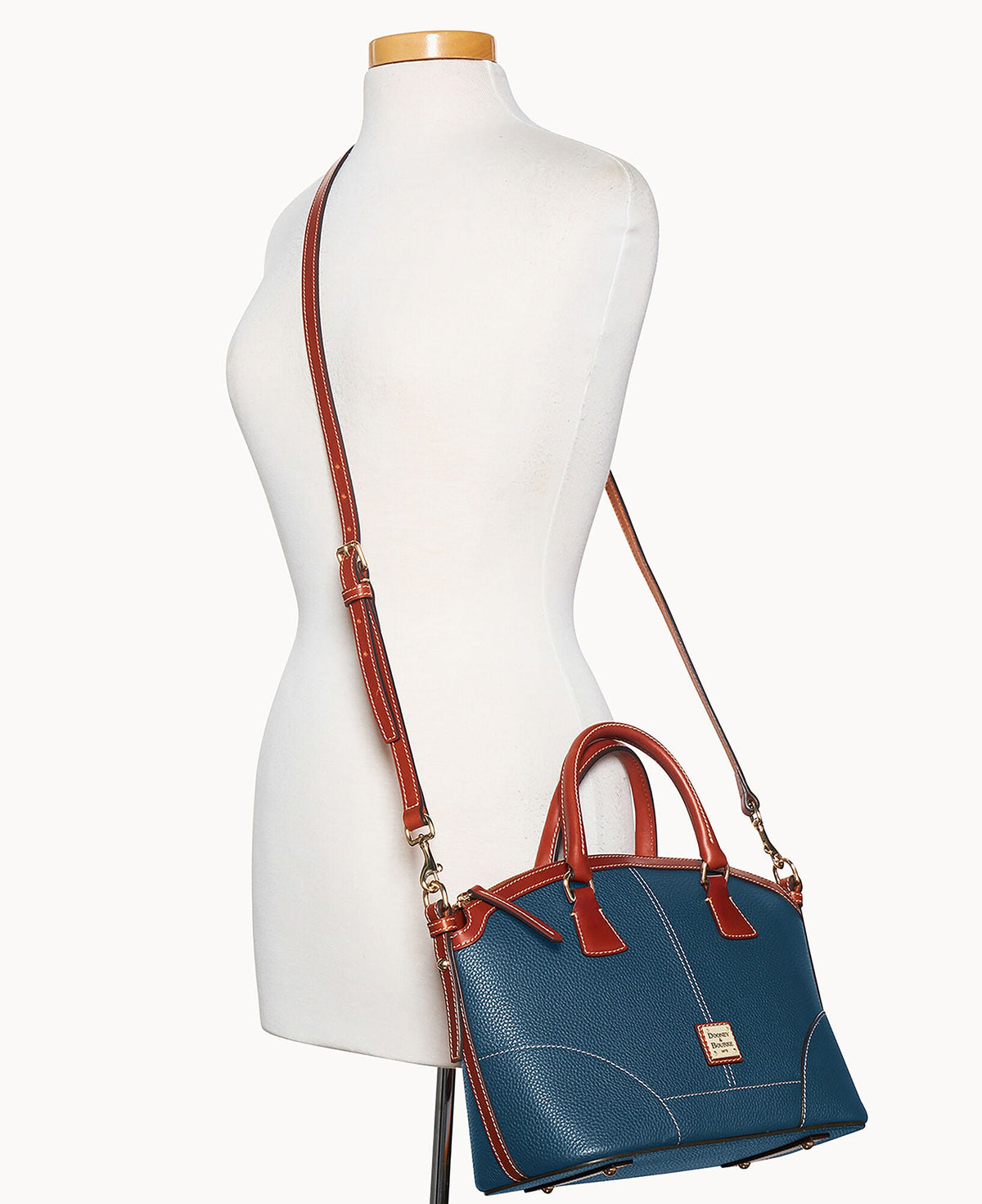 Pebble Grain Small Domed Satchel - Image 28