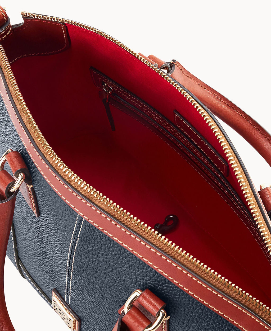 Pebble Grain Small Domed Satchel - Image 31
