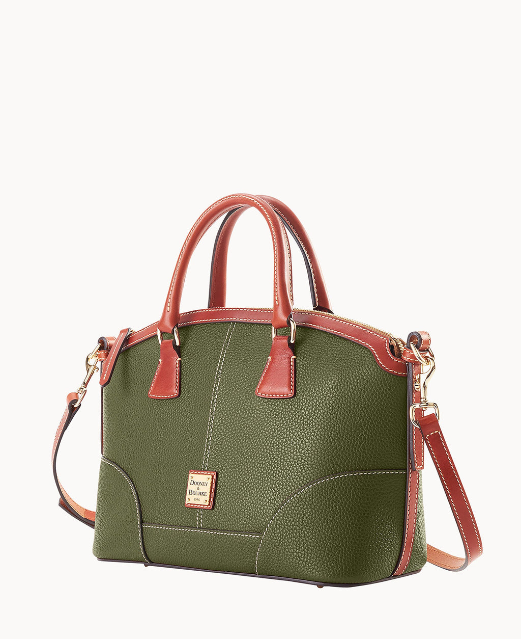 Pebble Grain Small Domed Satchel - Image 34