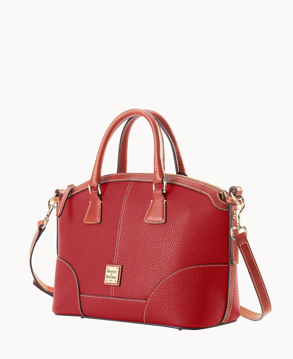 Pebble Grain Small Domed Satchel - Image 38