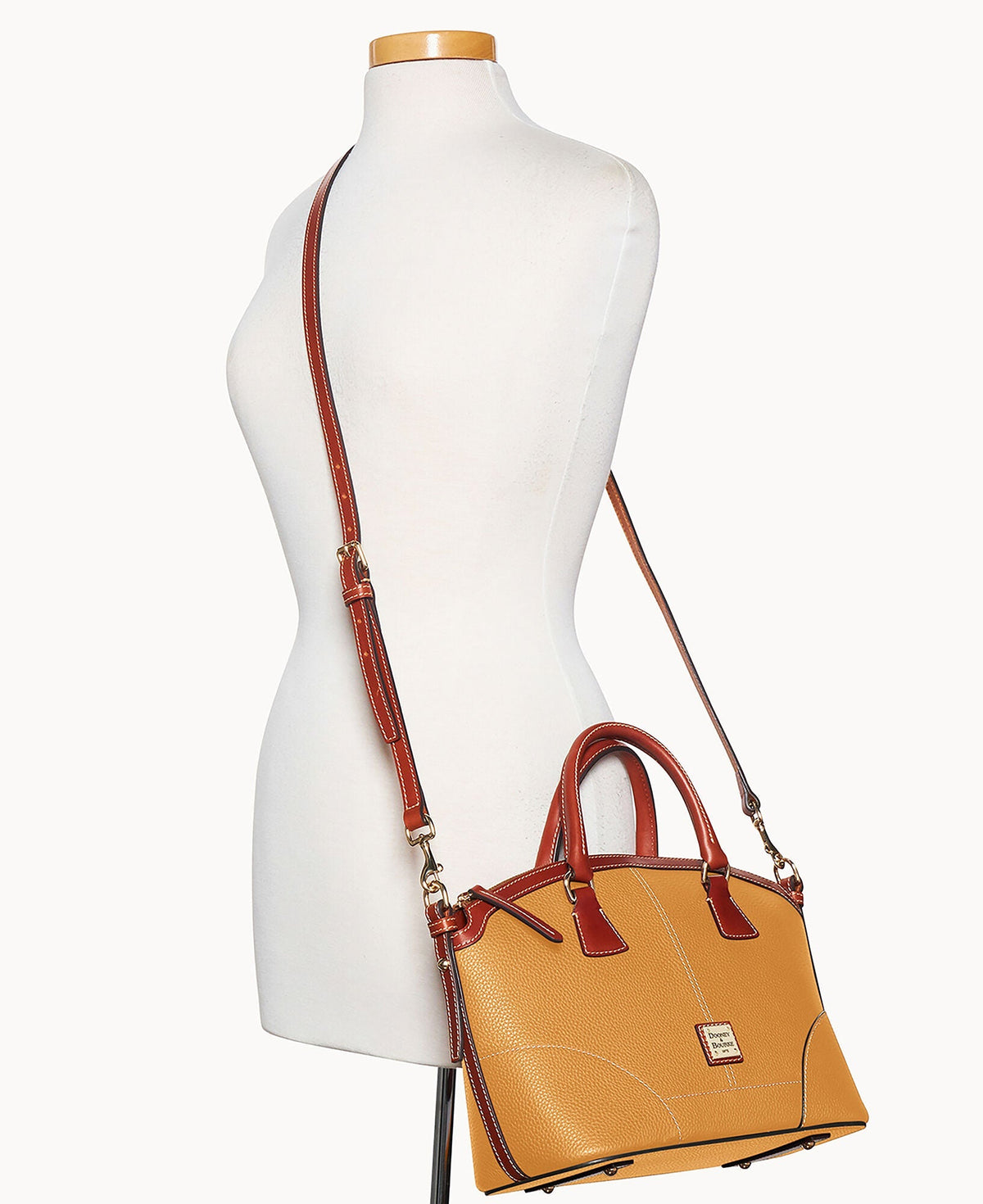 Pebble Grain Small Domed Satchel - Image 44