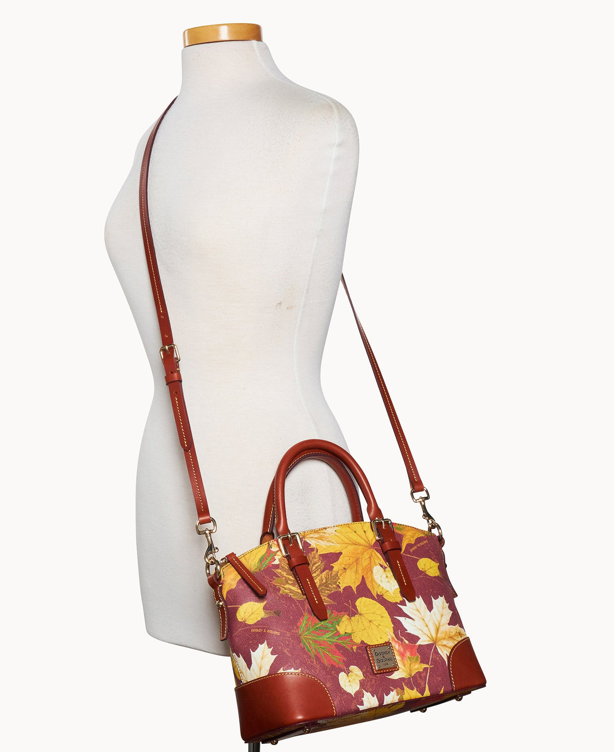 Maple Leaf Small Domed Satchel - Image 12