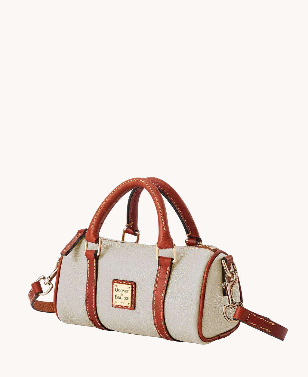Pebble Grain Crossbody Barrel Satchel 20 - Image 6