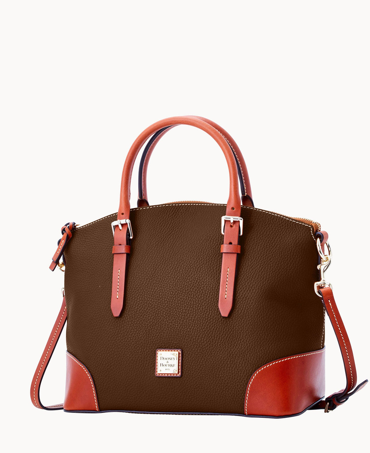 Pebble Grain Domed Satchel - Image 77