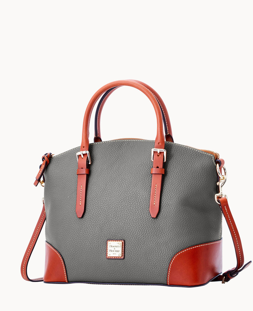 Pebble Grain Domed Satchel - Image 52