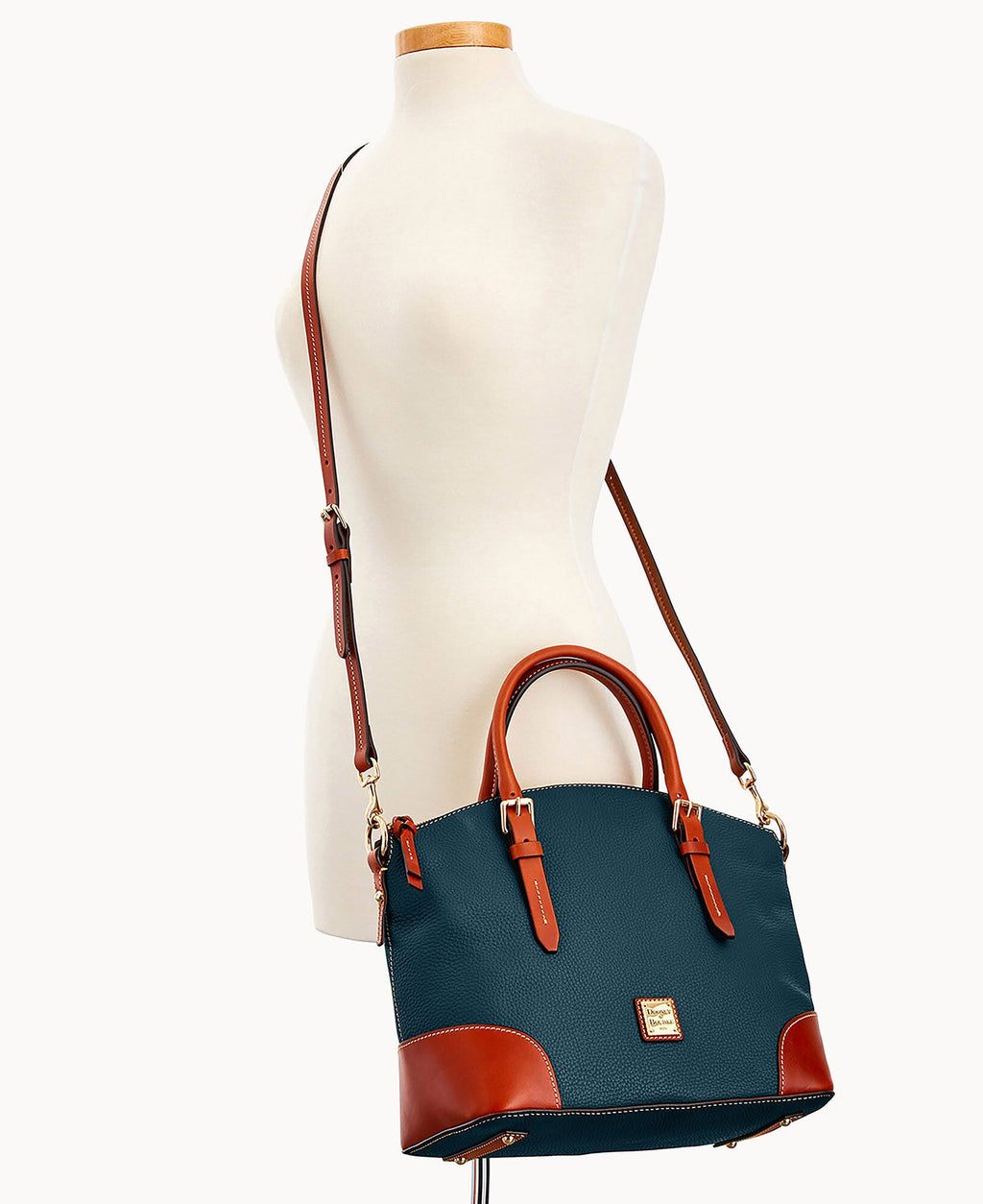 Pebble Grain Domed Satchel - Image 105