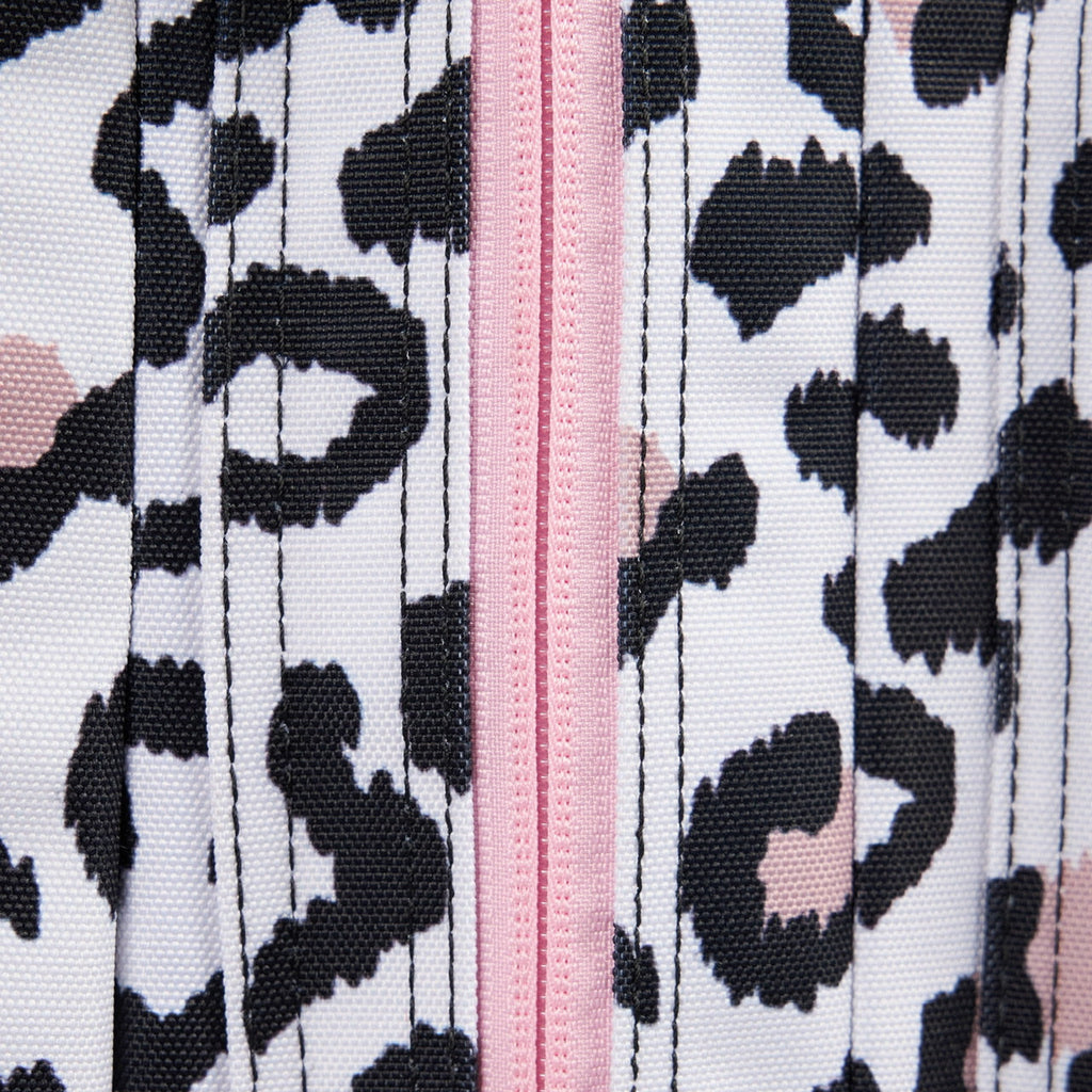 45L Backpack Leopard Pink Zip - Image 16