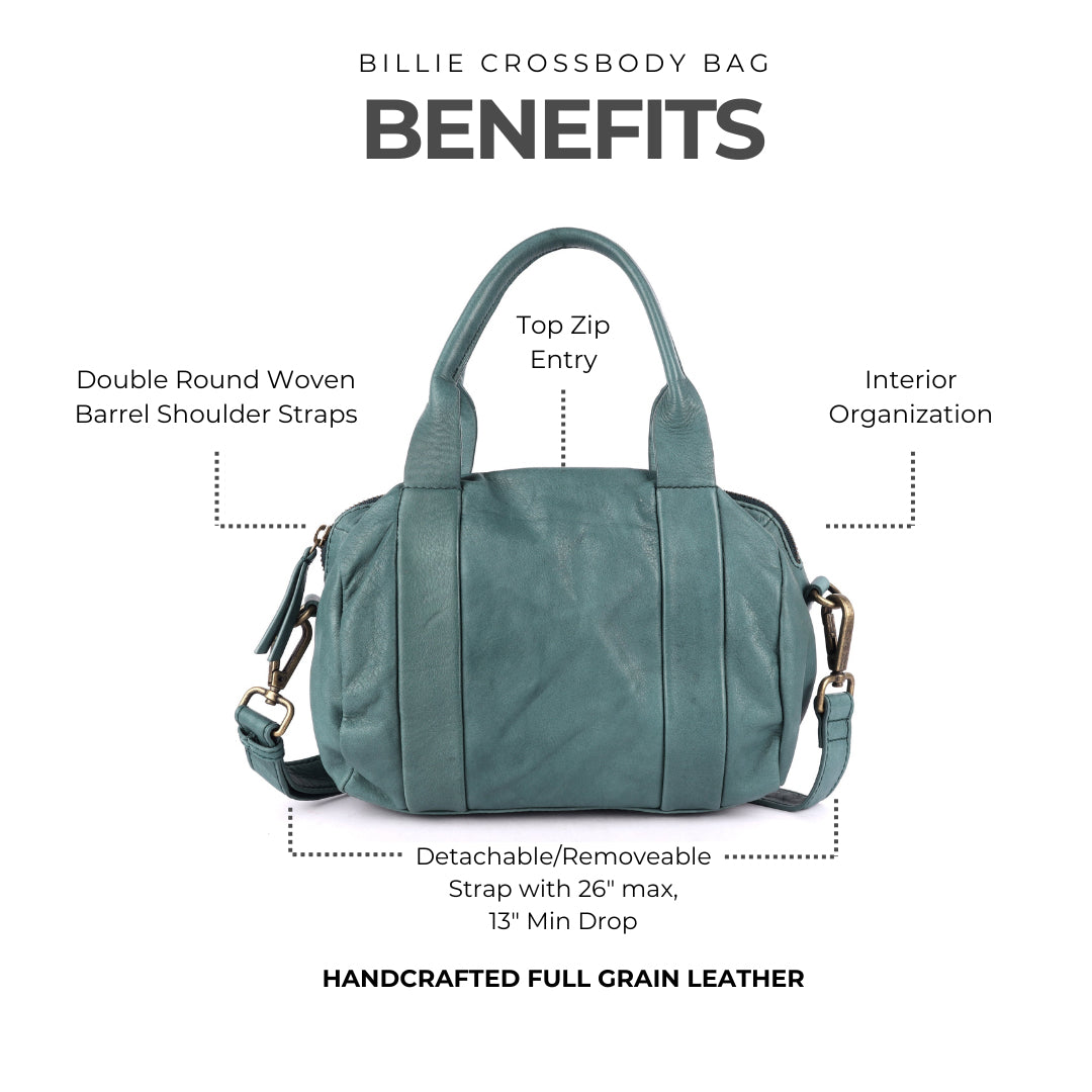 Billie Leather Crossbody Bag - Image 7