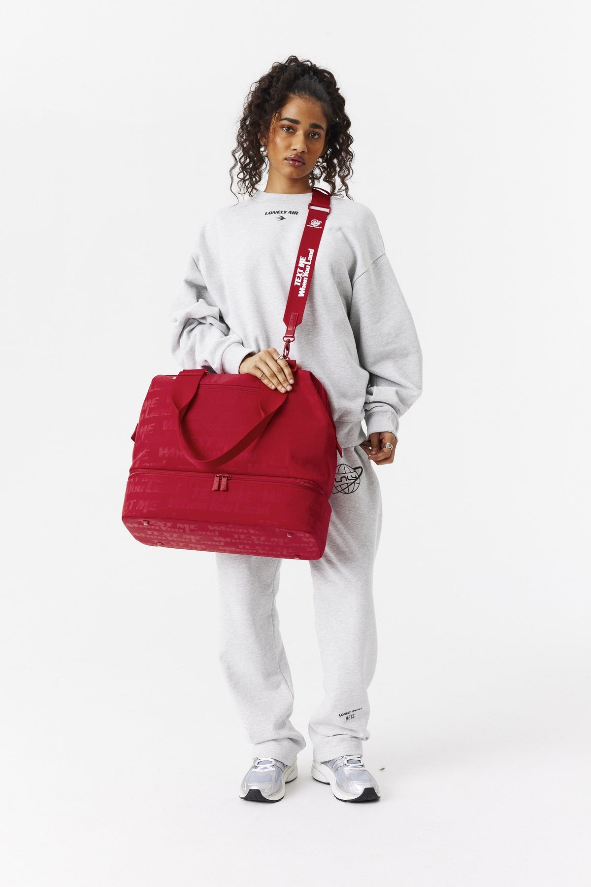 Resale The Shoulder Strap in Text Me Red - Image 5