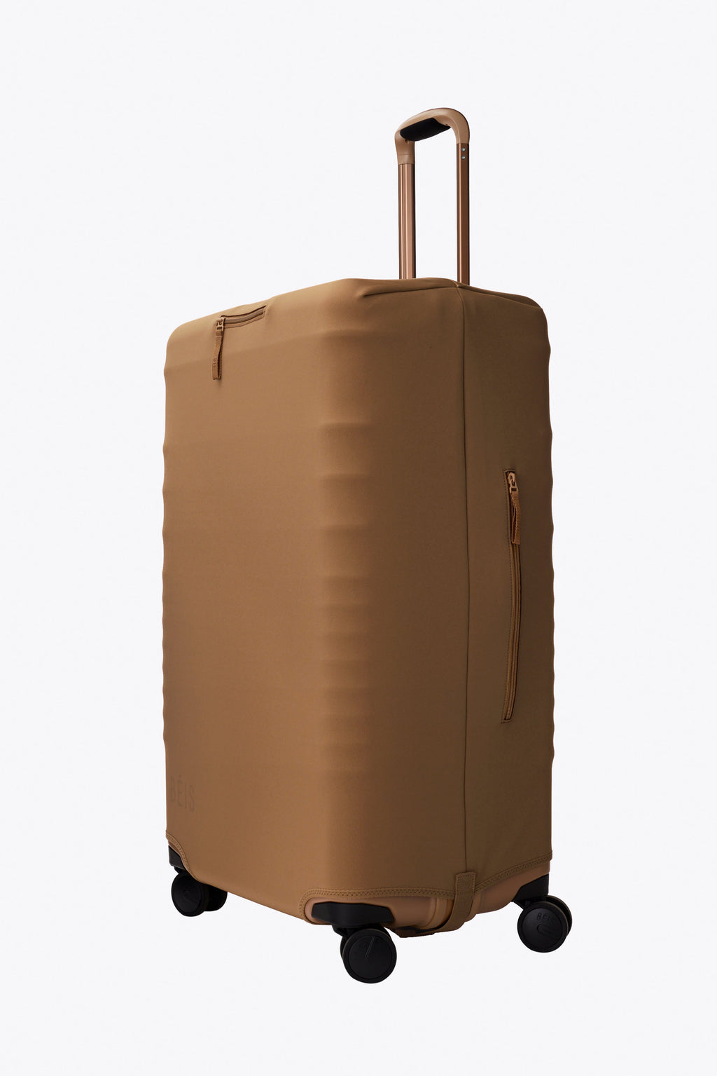 The Large Check-In Luggage Cover in Camel - Image 2