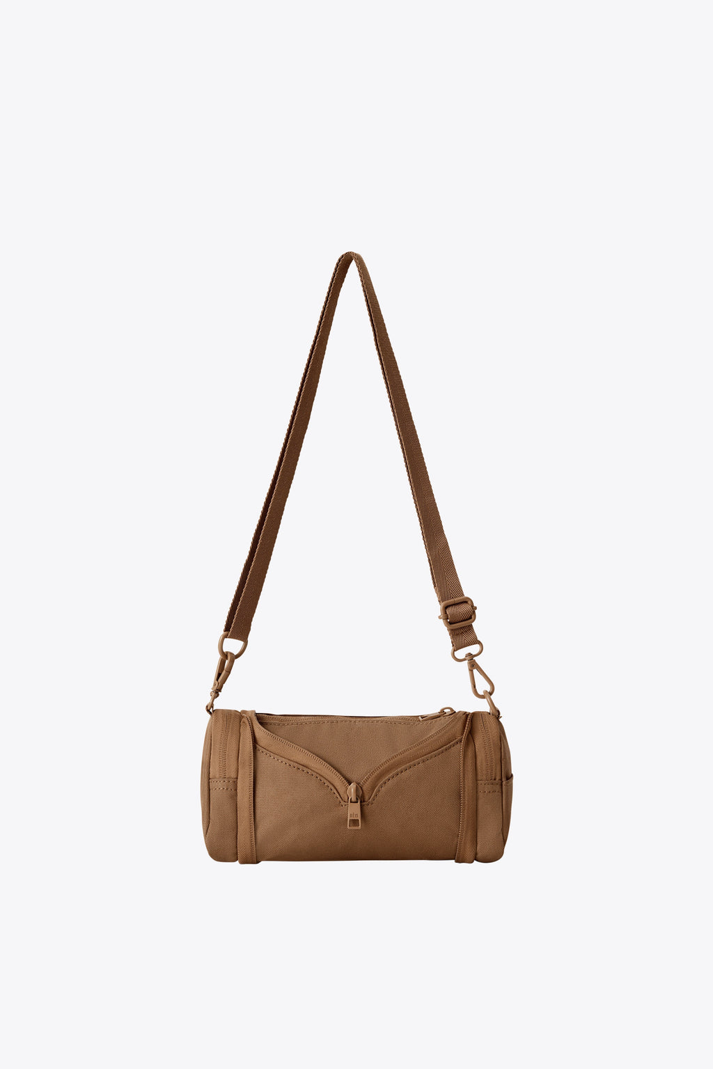 The Expandable Crossbody Charm in Camel - Image 3