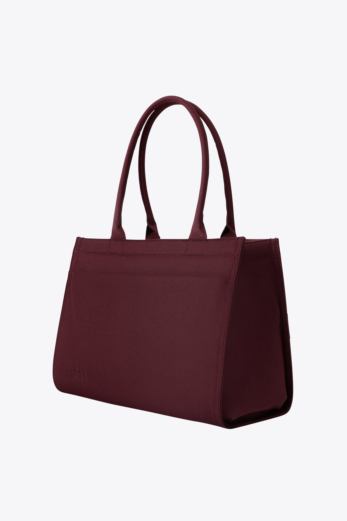 The Book Tote in Burgundy - Image 2