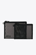 The Mesh Pouch Duo in Black