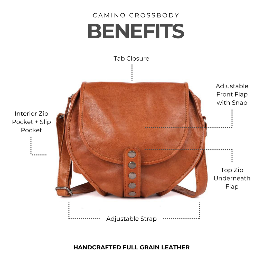 Camino Leather Crossbody Bag - Image 3