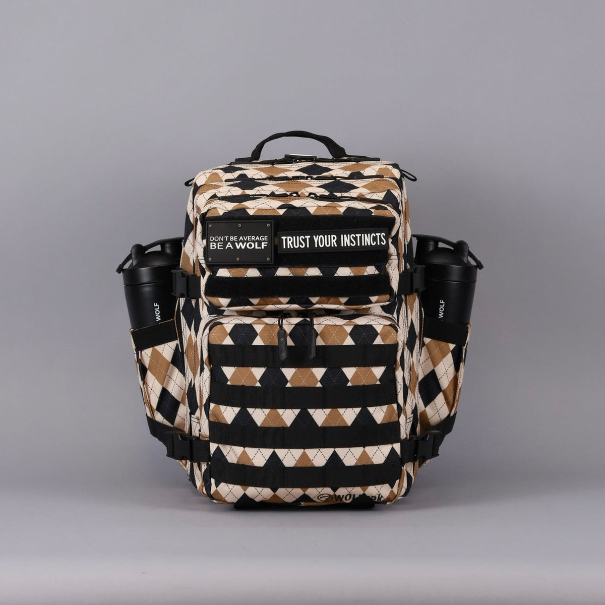 35L Backpack Argyle Print - Image 7