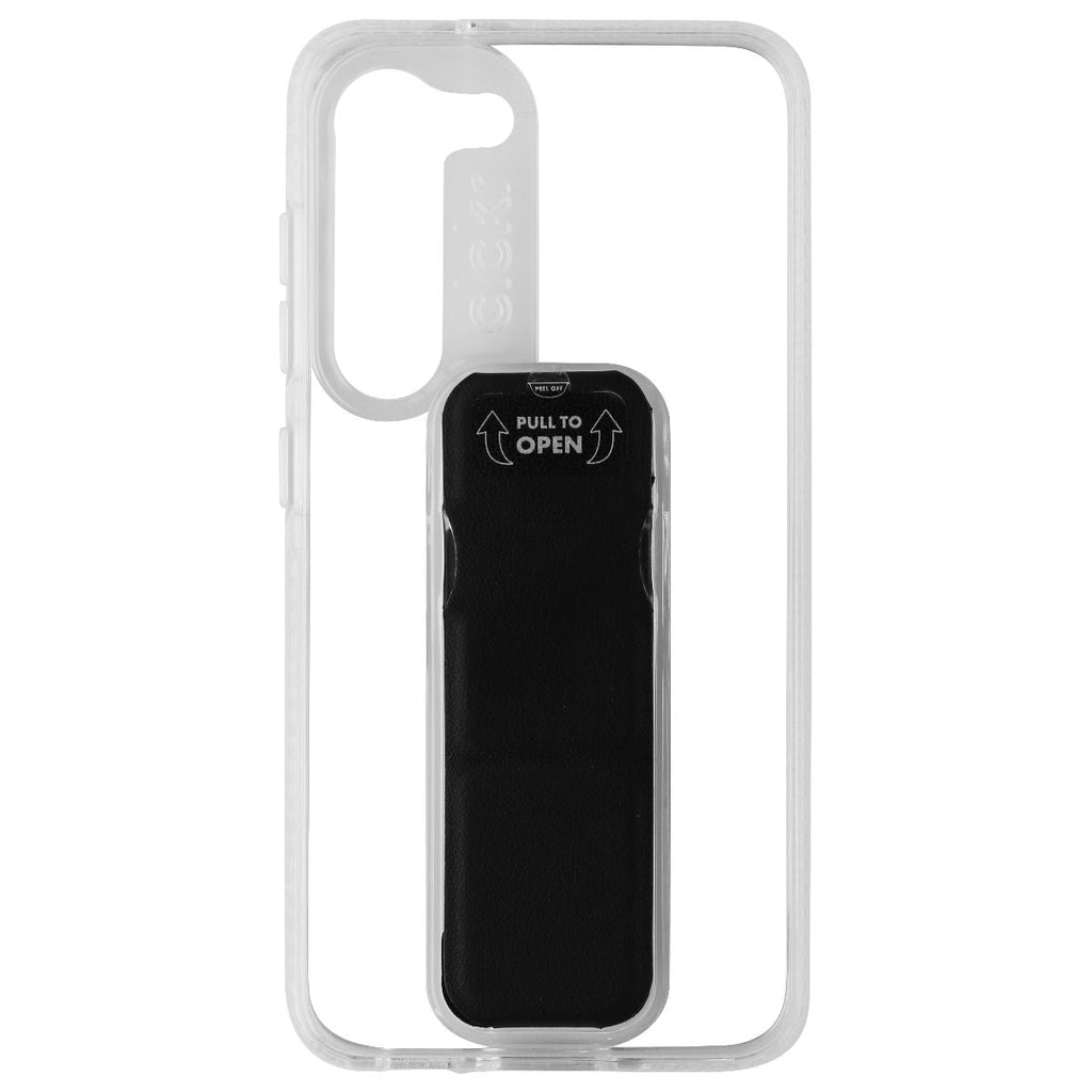 CLCKR Stand + Grip Series Case for Samsung Galaxy S23 - Clear/Black - New - Image 2