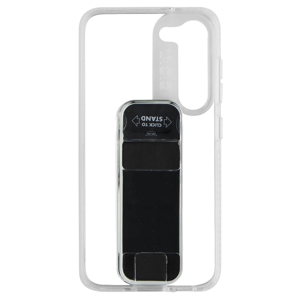 CLCKR Stand + Grip Series Case for Samsung Galaxy S23 - Clear/Black - New - Image 3