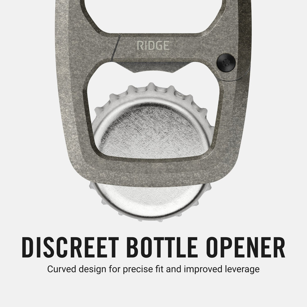 Dual Chamber Carabiner - Stonewashed Titanium - Image 5