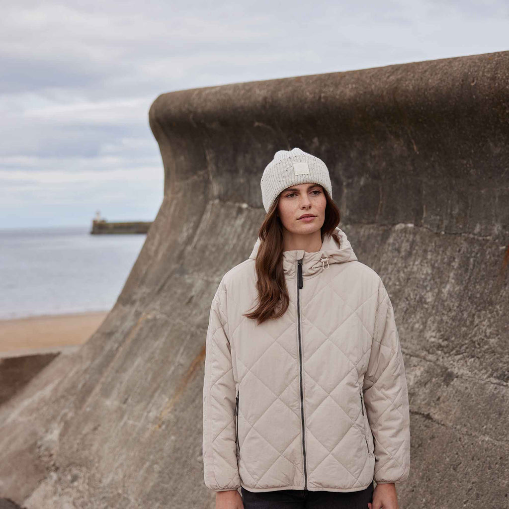 Corlae Womens Oversized Shower Resistant Insulated Jacket - Warm Cloud - Image 11