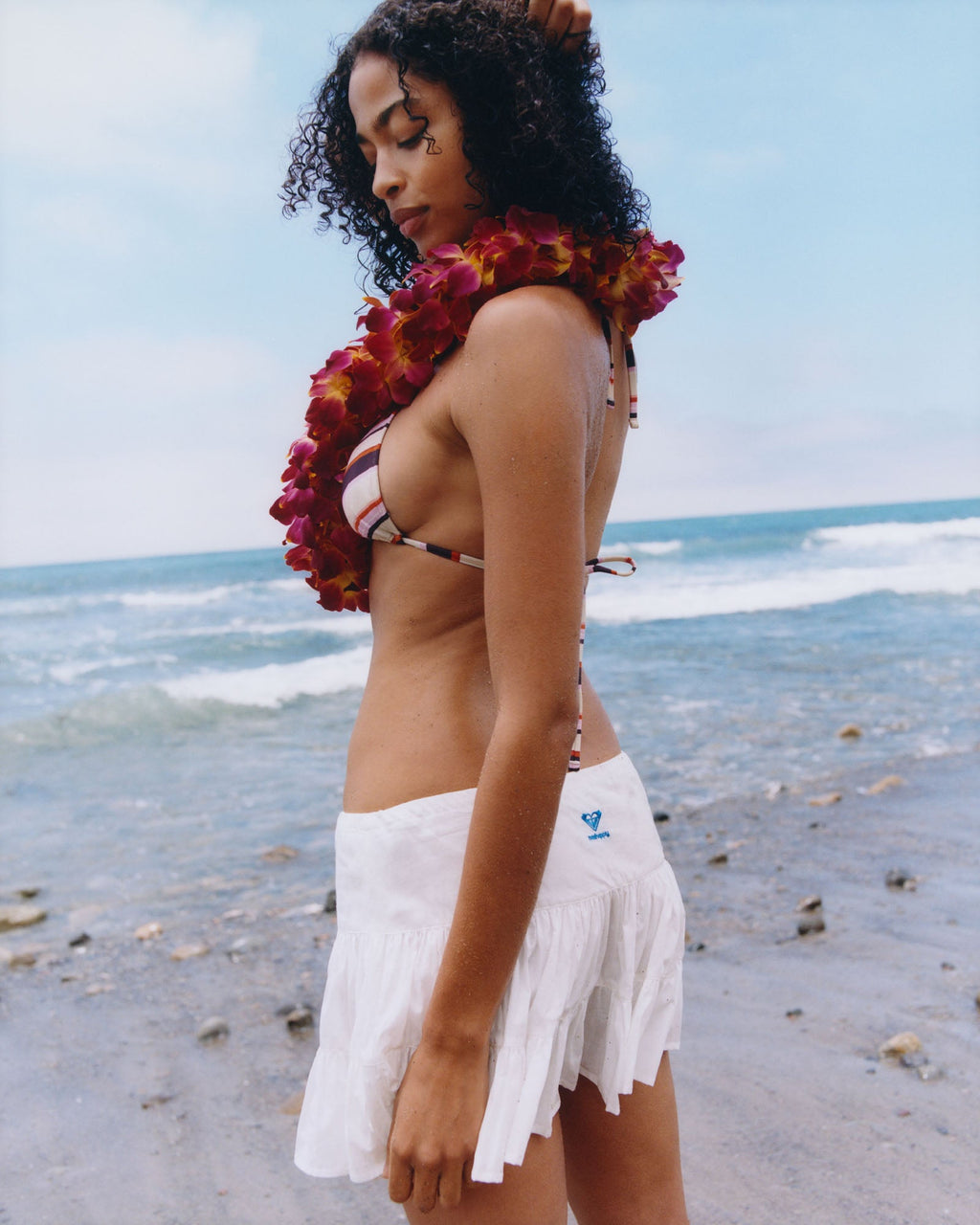 Roxy Tiered Mini Skirt - Image 5