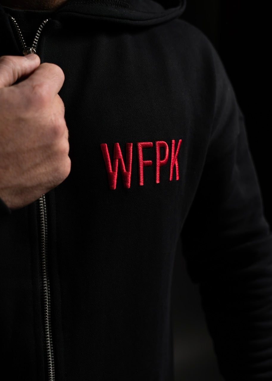 Alpha Black Savage Red Zip Up Hoodie - Image 7