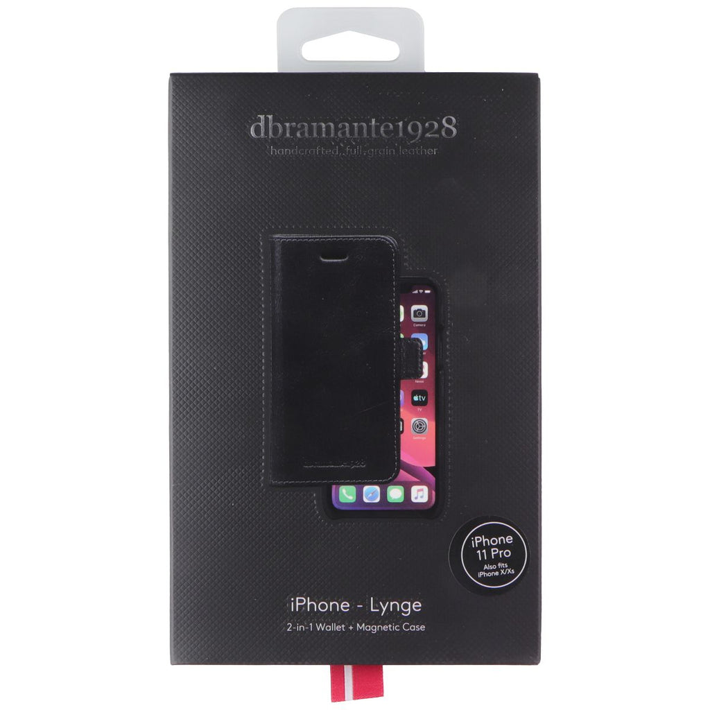 dbramante1928 Lynge Wallet Magnetic Case for Apple iPhone 11 Pro - Black Leather - New