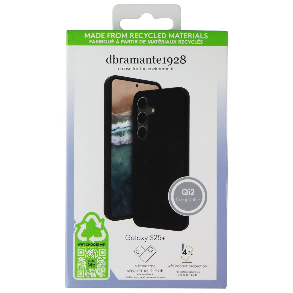 dbramante1928 Monaco Qi2 Magnetic Case for Samsung Galaxy (S25+) - Night Black - New