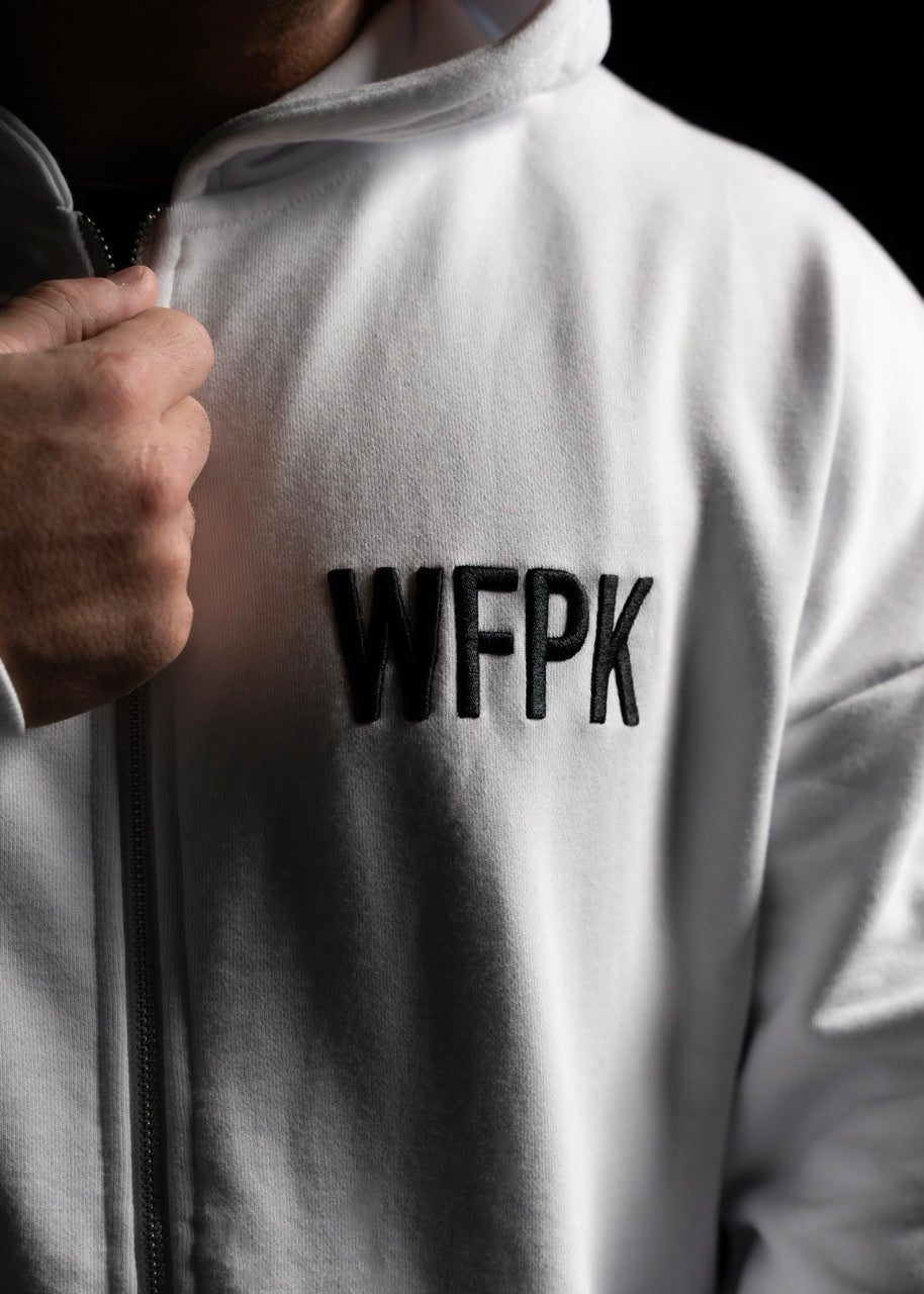 Arctic White Zip Up Hoodie (SALE) - Image 3