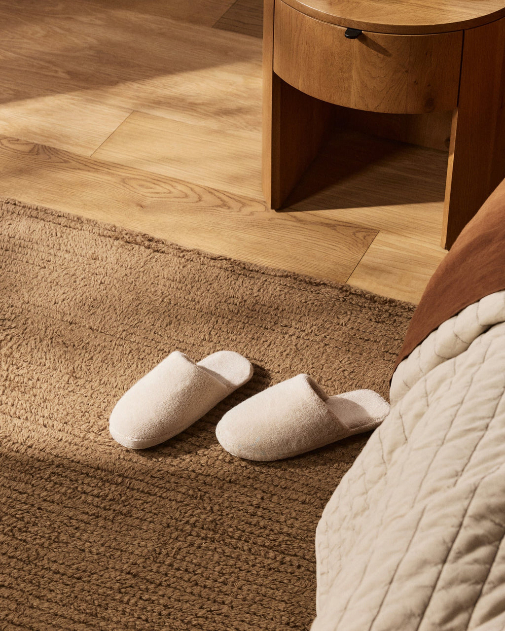 Classic Plush Slippers (Bone) - Image 3