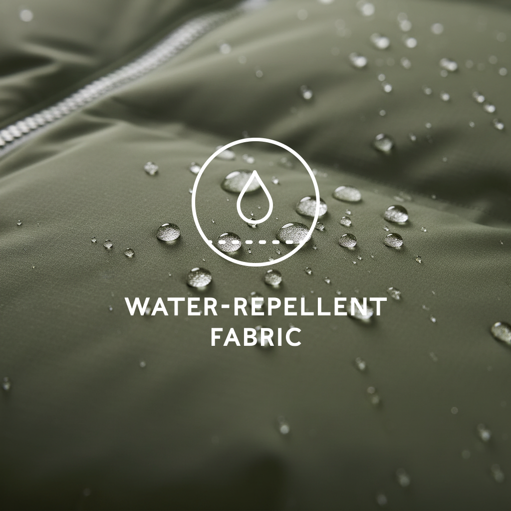 Dina Womens Shower Resistant Insulated Jacket - Dark Green - Image 8