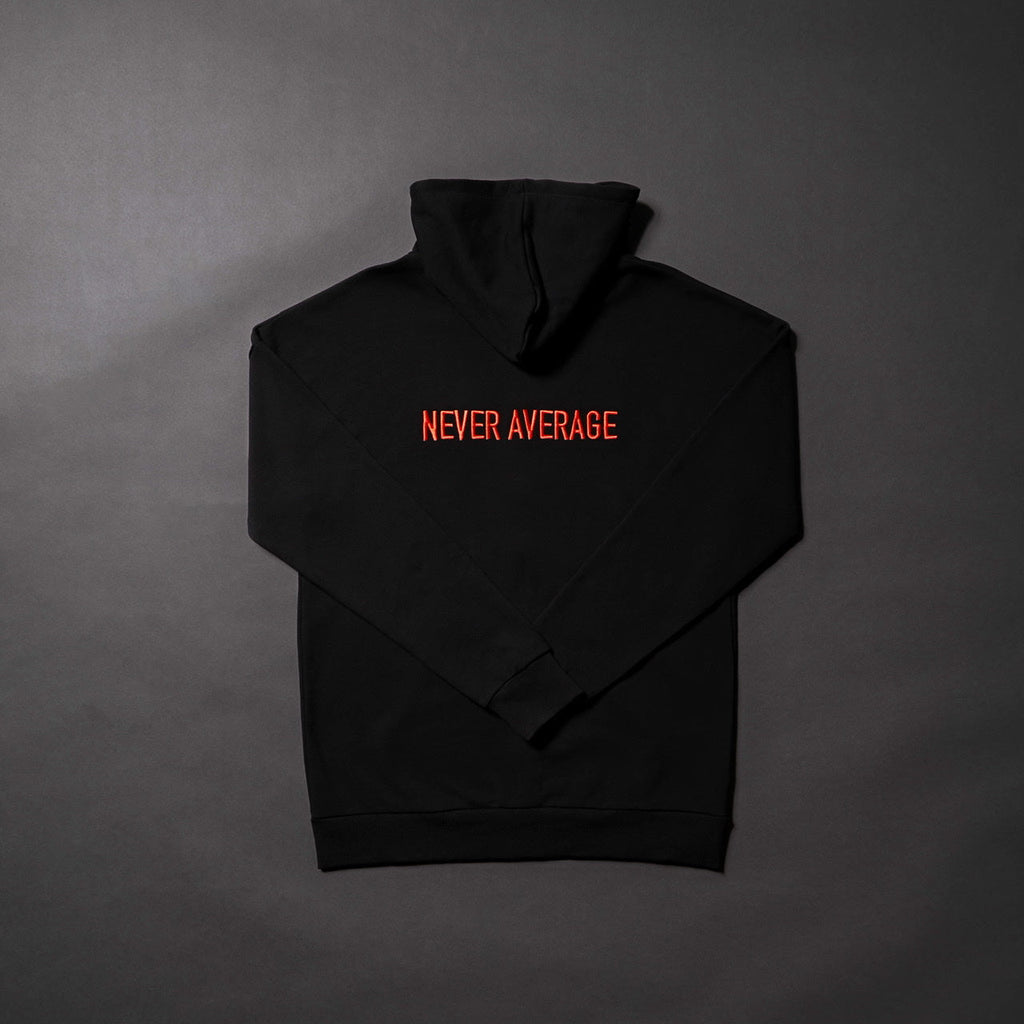 Alpha Black Savage Red Zip Up Hoodie - Image 4