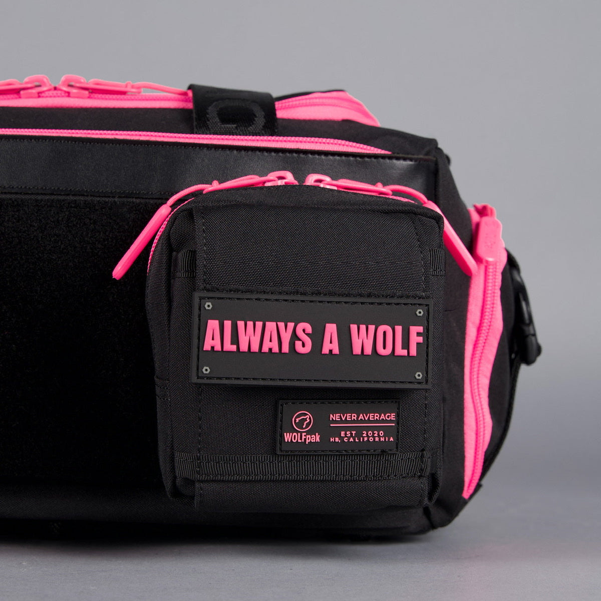 20L Mini Duffle Bag Black Neon Pink - Image 21