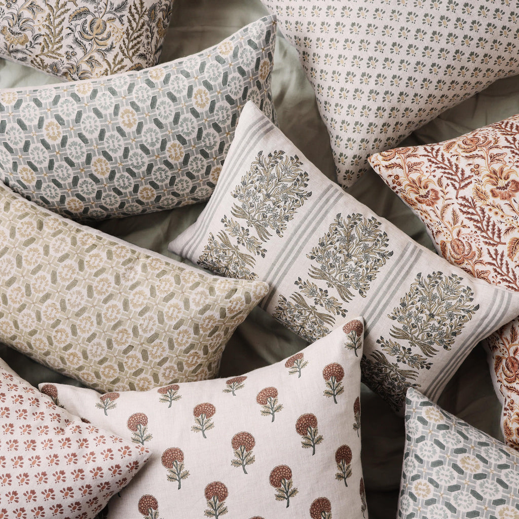 Elodie Block Print Pillow - Image 7