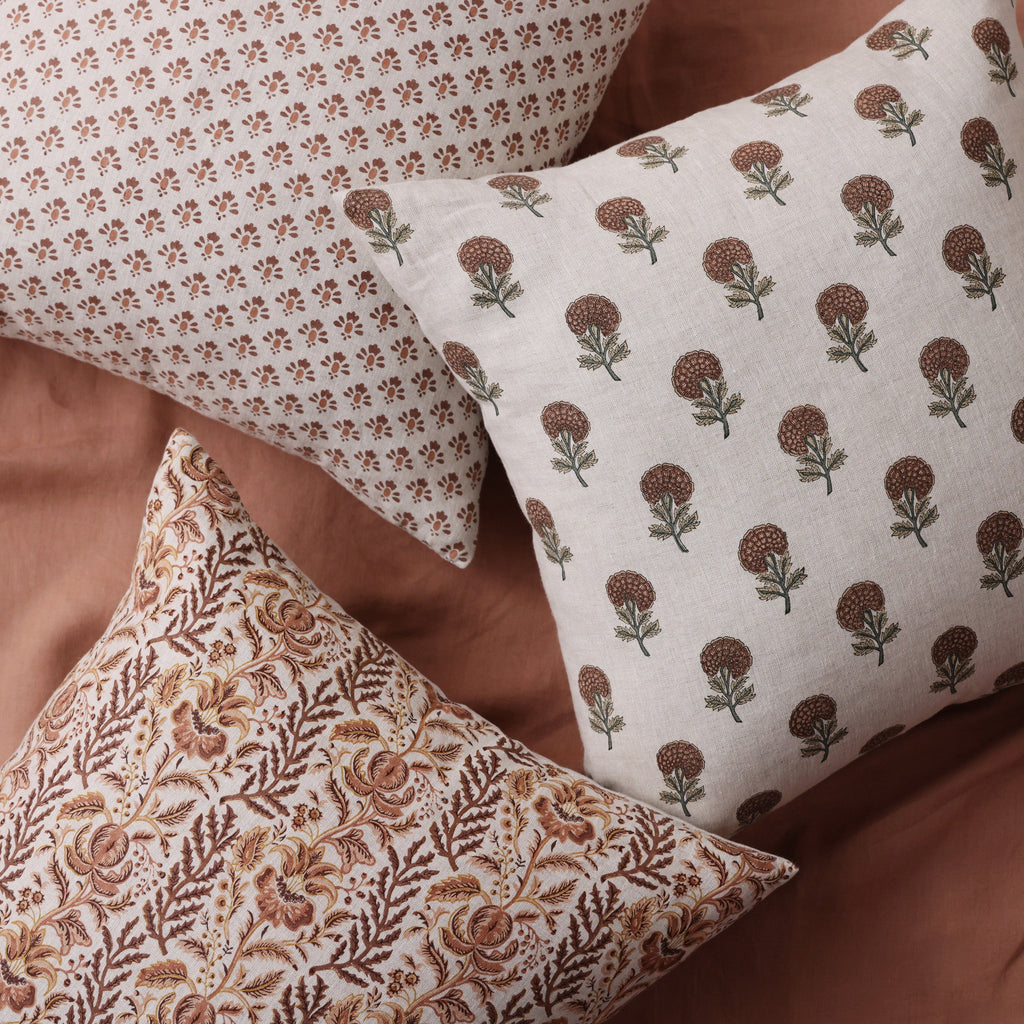 Elodie Block Print Pillow - Image 5