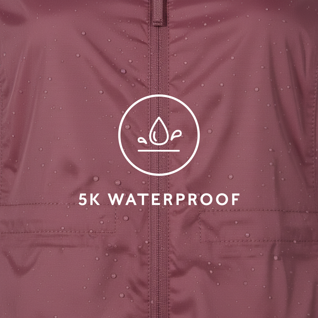 Kilnsey Womens Waterproof Jacket - Black Raspberry - Image 8