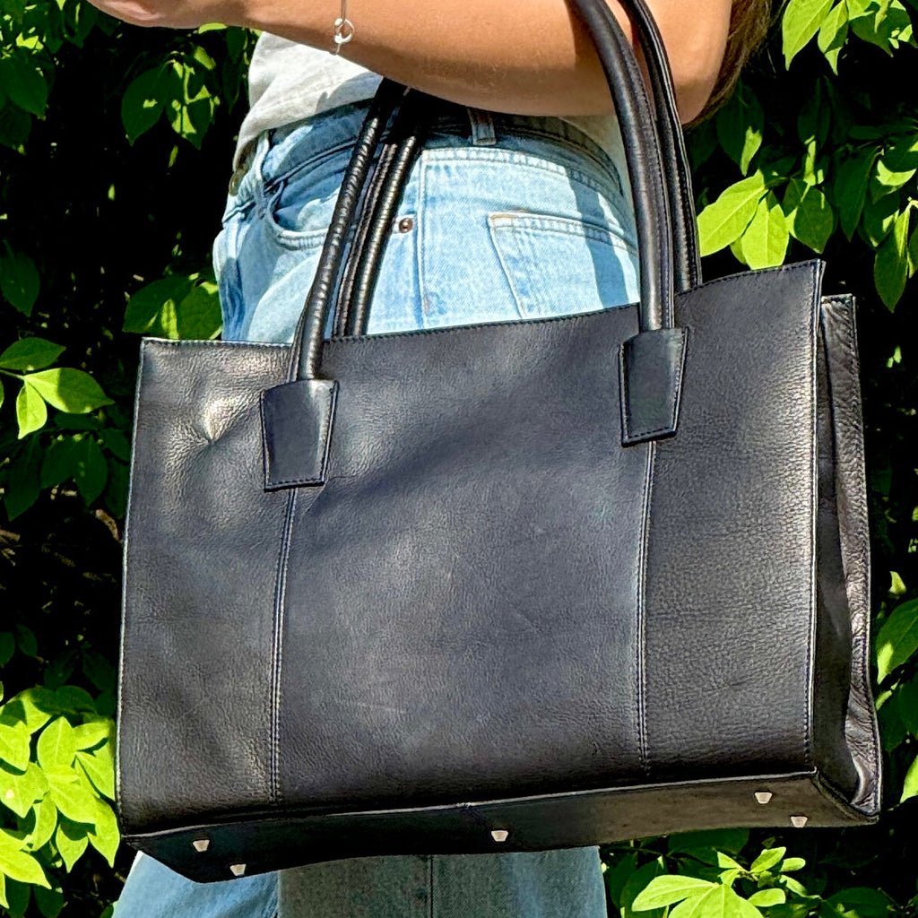 Festival Leather Tote Bag - Image 10