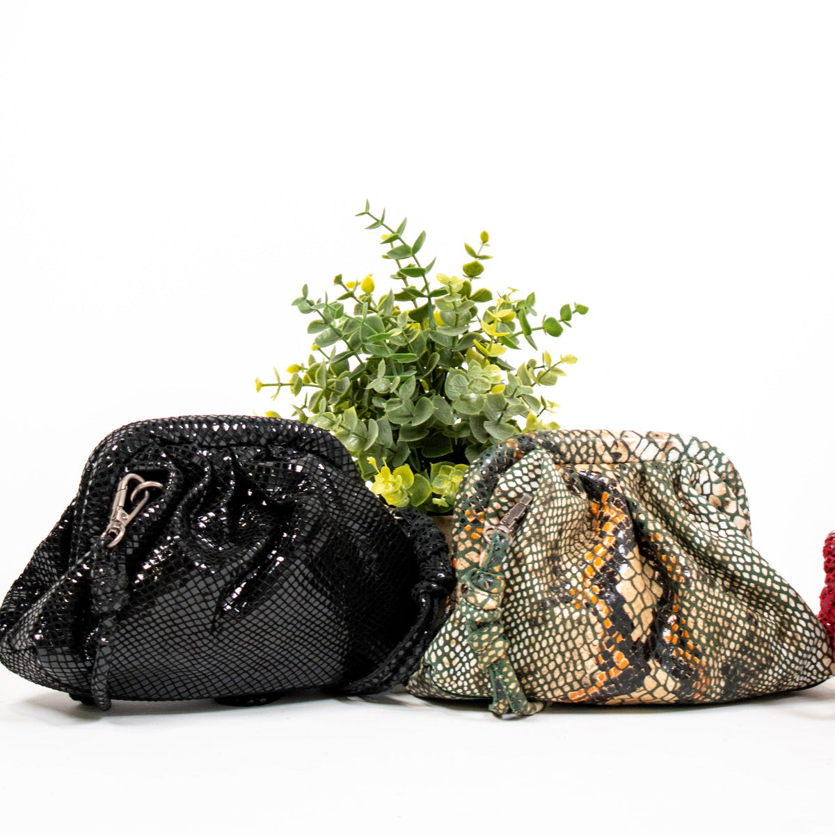 Foil Layla Leather Crossbody Bag - Image 9