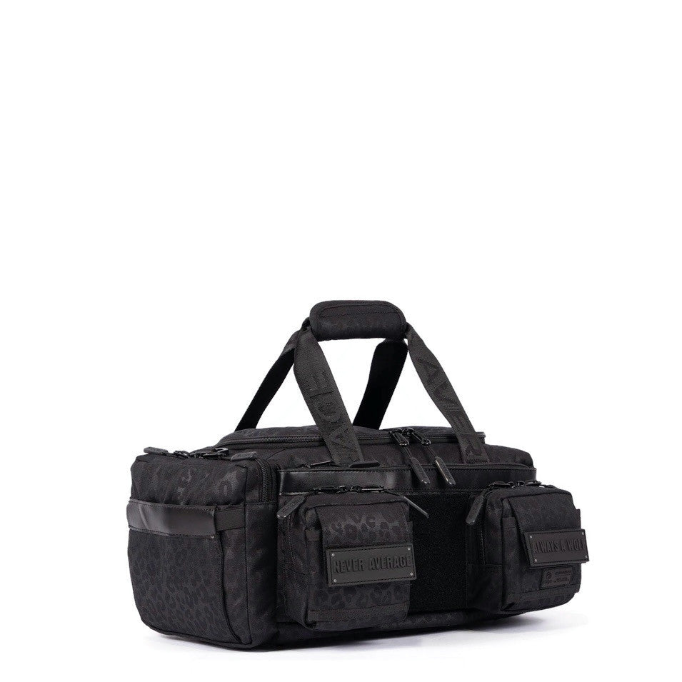 20L Mini Duffle Bag Black Leopard - Image 3