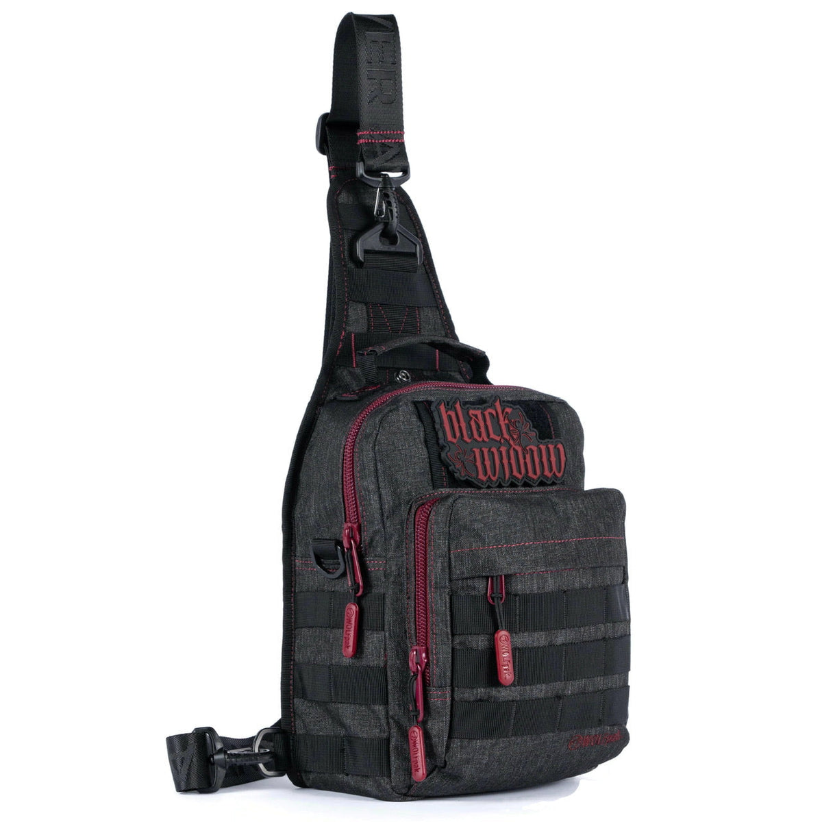 9L Tactical Sling Bag Black Widow - Image 3