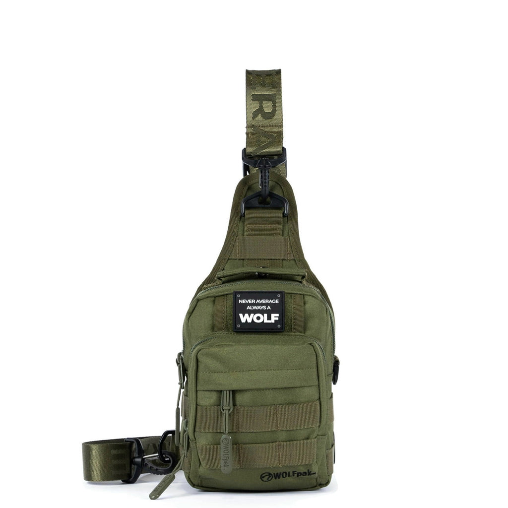 4L Mini Tactical Sling Bag OD Green - Image 2