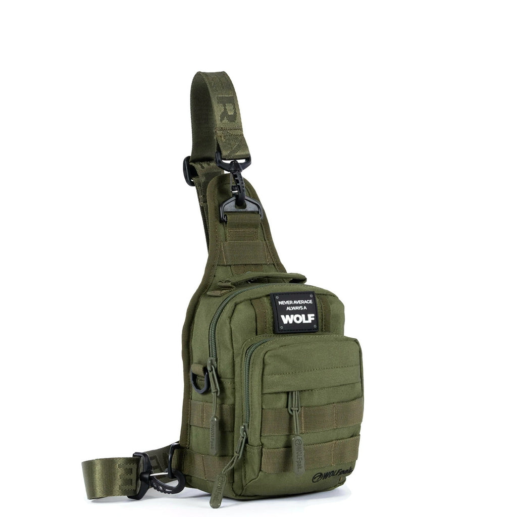 4L Mini Tactical Sling Bag OD Green - Image 3