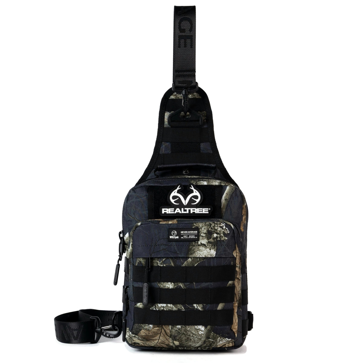 9L Tactical Sling Bag Realtree Edge Black - Image 2