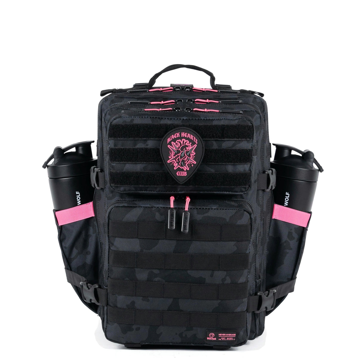 35L Backpack Black Hearts - Image 2